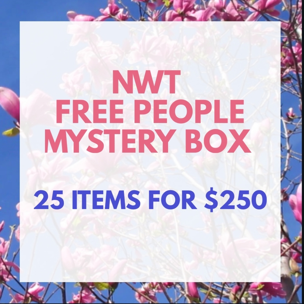 NWT FREE PEOPLE RESELLER BOX